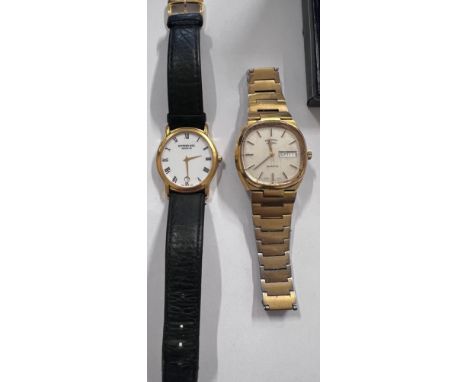 A Raymond Weil watch, 5571 and a Rotary Quartz with date aperture. 