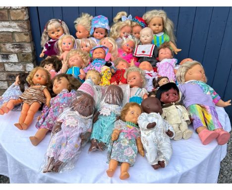 An assortment of dolls to include Fisher Price, Mattel, Max Zapf, Early Moments fully bathable etc (approx. 30) 