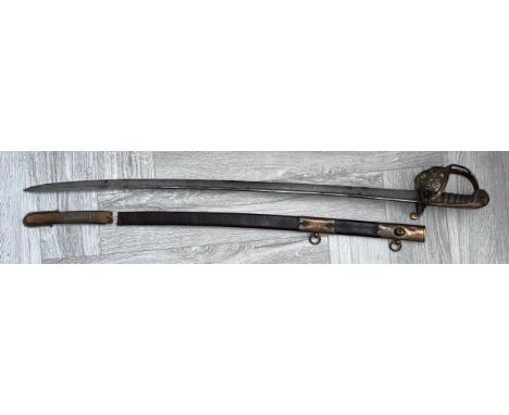 British George IV C1822 Infantry Sword. An early example of an 1822 infantry sword bearing the cipher of King George IV.Georg