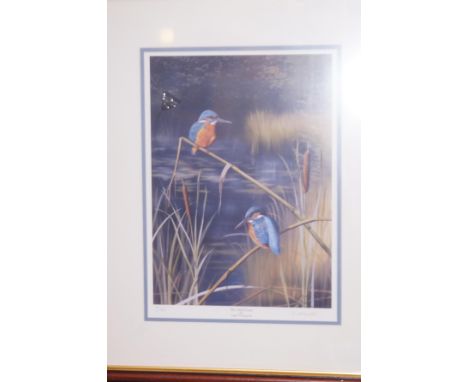 Limited edition print titled the mill pond by Nigel Artingstall 42/195 signed in pencil 
