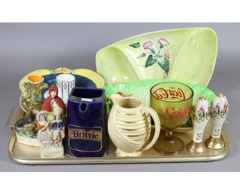 A tray lot of collectable china to include Carltonware and Wade examples.