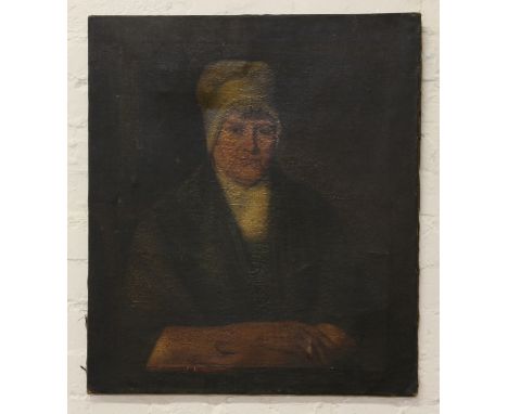 An early 19th century oil on canvas portrait of a lady.