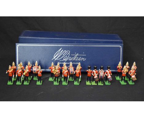 Britains - Four boxed sets of military figures comprising; 00157 'Band of the Life Guards', 00090 'Scots Guards Drum &amp; Bu