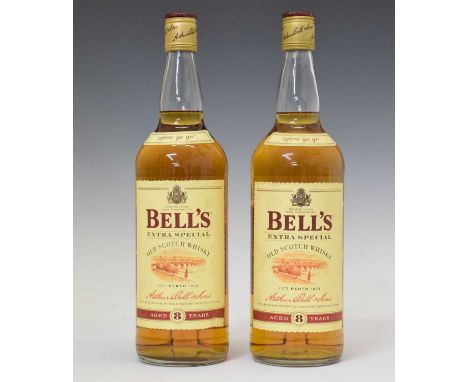 Bell's Finest Old Scotch Whisky, aged 8 years, 2 x 1 litre bottles