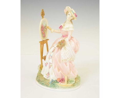 Royal Worcester limited edition 'The Graceful Arts' porcelain figure, 95/2500, 22cm high