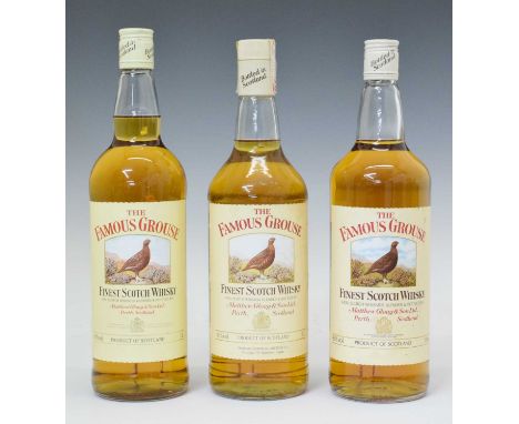 Famous Grouse Finest Scotch Whisky, 3 x 1 litre bottles