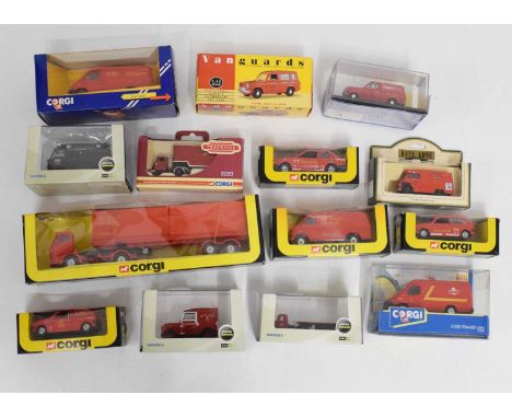 Mixed quantity of Royal Mail/Post Office themed diecast model vehicles to include; Corgi, Corgi Trackside, Vanguards, Oxford,