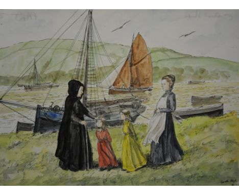 Jackanory, Gareth Floyd (b.1940), Seventeen original hand drawn illustrations for the Children's BBC TV Series. Story illustr
