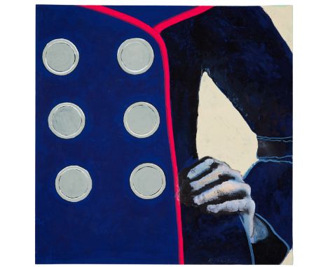 Erica Rutherford,&nbsp;British/Canadian 1923-2008 - &nbsp;Untitled, late 1960s; &nbsp; oil on paper, signed lower right 'Ruth