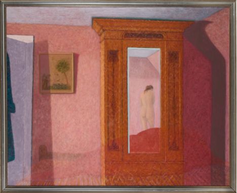 John Johnstone,&nbsp;Scottish b.1941 -&nbsp;Luggie. Lauder.;&nbsp;mixed media on board, signed and titled on the reverse 'Joh
