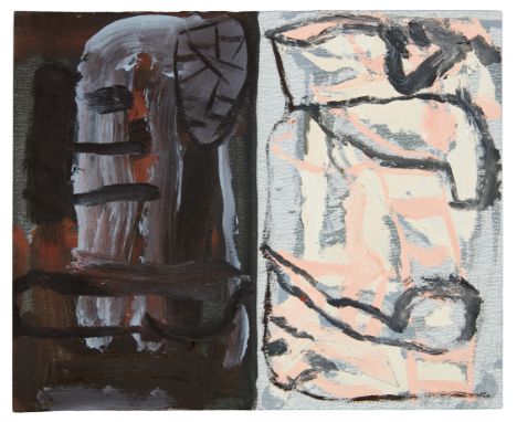 Maurice Cockrill RA,&nbsp;British 1936-2013 -&nbsp;Ash, 1995;&nbsp;oil and pencil crayon on silicon carbide finishing paper, 