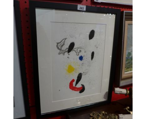 Joan Miro, original lithograph 1963, Ref: Maeght 