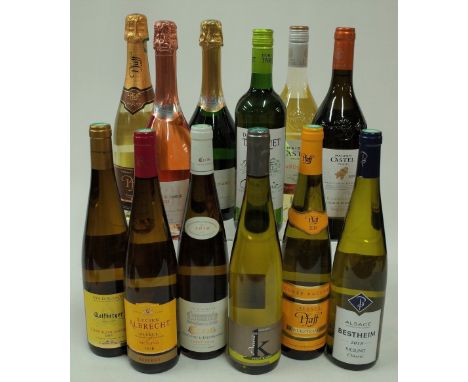 White Wine from Alsace and the south of France: Wolfberger Gewurztraminer 2019; Albrecht Riesling 2019; Clos Pinot Gris 2018;