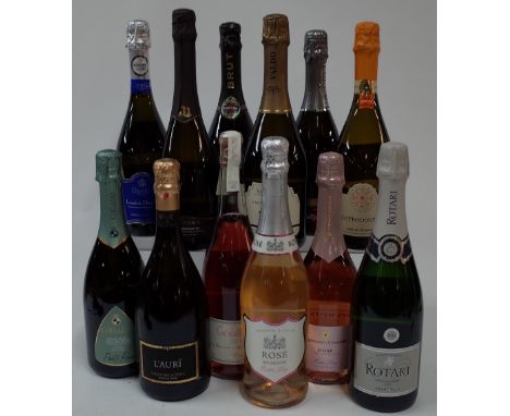 Italian Sparkling Wine: Conte Collalto Brut Nature 2018; L'Auri Rive de Guia Extra Dry 2019;Cantina Danese Brut; Fattoria La 