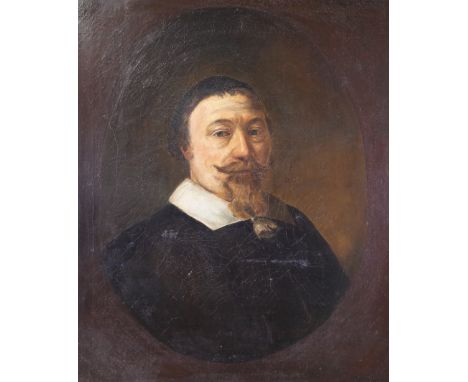 European School, 18th Century, Portrait of a gentleman, oil on canvas, 75 x 61.5cm Condition Report Relined. Craquelure visib