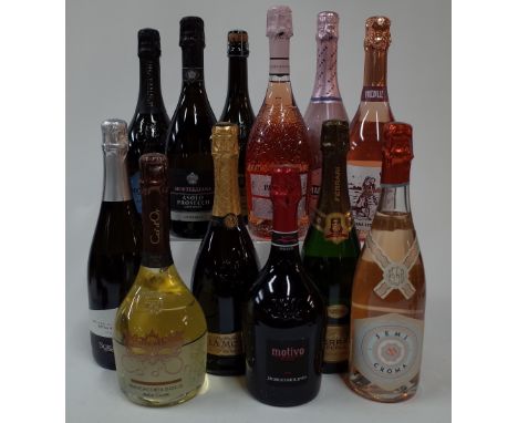 Italian Sparkling Wine: Ca' d'Or Noble Cuvée Brut; Scriani Extra Brut; La Montina Brut 2012; Borgo Molino Motivo Rosso Dry; F