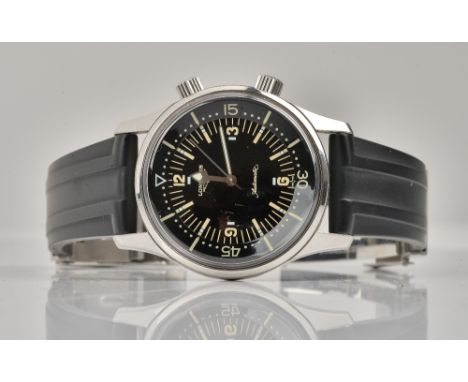 A Longines Automatic Legend Diver 300, steel cased gentleman's wristwatch, the signed black dial with Arabic and baton numera