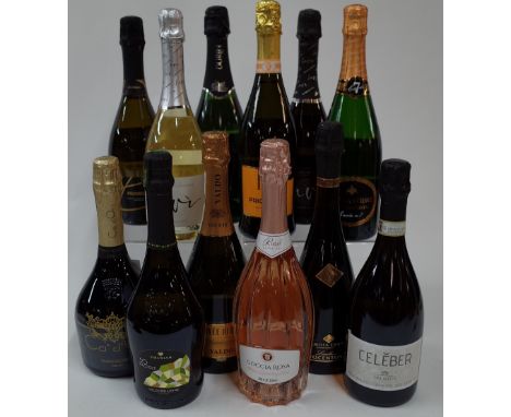 Italian Sparkling Wine: Ca' d'Or Saten Brut; Drusian 30 Raccolti Dossagio Zero Brut; Valdo Cuvée di Boj; Goccia Rosé Extra Dr