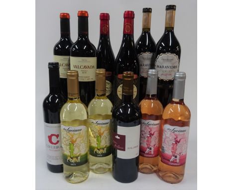 European White, Rosé and Red Wine: Don Luciano Airén (2 bottles); Don Luciano Tempranillo Rosado (2 bottles); Cerejeiras Tint