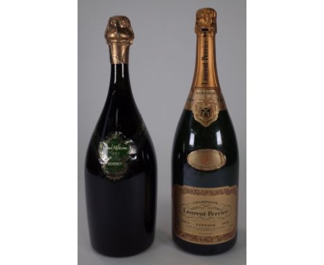 A magnum of 1993 Gosset Grand Millesime Champagne and a magnum of 1990 Laurent-Perrier Vintage Champagne. (2).  