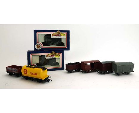 Four items Bachmann and Wrenn OO gauge rolling stock, together with a quantity of kit built rolling stock (qty)