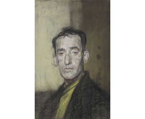 Austin Osman Spare (British, 1886-1956)Portrait of a Man signed with initials, dated and inscribed 'aos/PXT/35' (lower right)