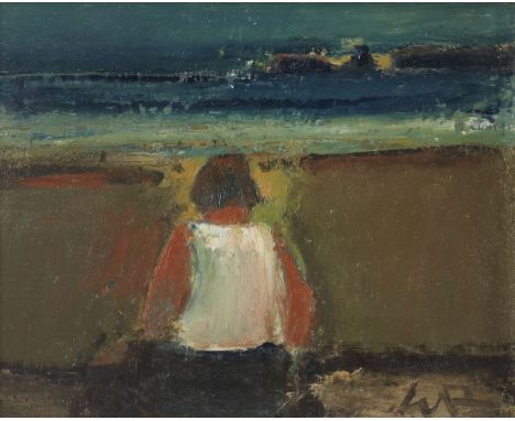 Will Roberts (British, 1910-2000)By the Sea signed with initials 'WR' (lower right); further signed, titled and dated 'BY THE