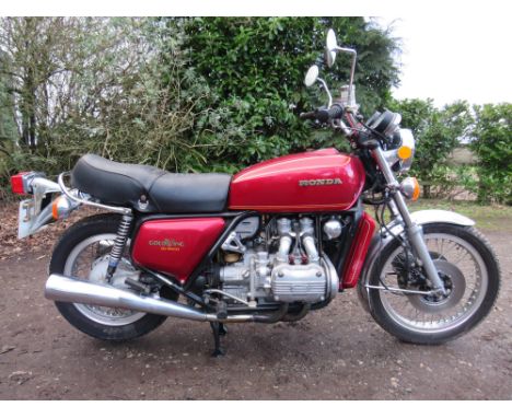 First year of production Honda Gold Wing on offer at No Reserve. Developed in the early 1970s as a 1,000cc and still in produ