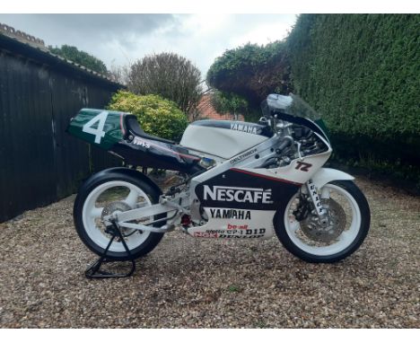 Superb recreation of Tetsuya Harada's TZ250. Restored by Eddie Roberts, former head of Pirelli, racer and well known two-whee