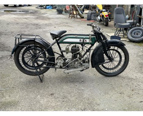 A charming and highly original Model K offered from a prominent UK-Collection. Powered by BSA's 557cc 4¼hp long-stroke engine