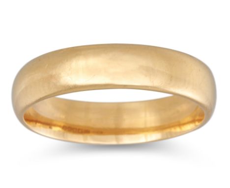 AN 18CT GOLD RING, 6.1 g. Size: Q