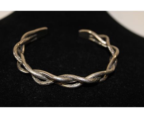 A 925 silver bangle 