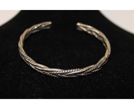 A 925 silver bangle 