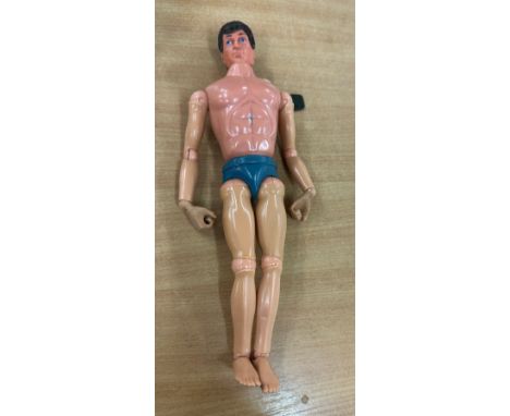 Vintage action man 1975 with moving eyes and talking- head needs reattaching 