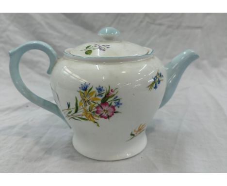 Vintage Shelley Wild flowers tea pot 