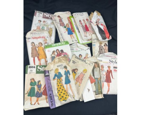 Vintage sewing patterns to include Style etc 