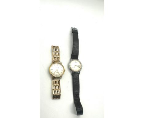2 Vintage Wrist watches includes Oris and Accurist 