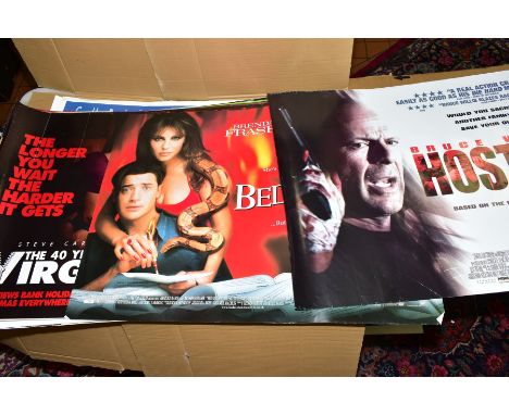 A COLLECTION OF THIRTY MODERN FILM POSTERS, titles to include Hostage, Bedazzled, Guess Who, Son of Saul, The Black Dahlia, D