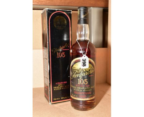 ONE BOTTLE OF GLENFARCLAS 105, 8 year old Single Highland Malt Scotch Whisky, 60% vol, 750ml, fill level bottom neck, seal in