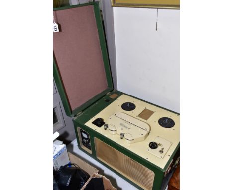 A REFLECTOGRAPH MODEL RR102 'HOME MODEL' REEL TO REEL TAPE RECORDER, manufactured by Rudman Darlington of Wendsfield