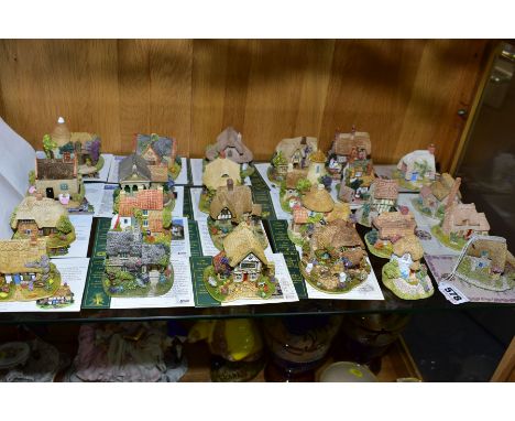 TWENTY FIVE LILLIPUT LANE SCULPTURES FROM SYMBOL OF MEMBERSHIP/COLLECTORS CLUB FREE GIFT, all with deeds except where mention