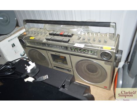 A vintage Sharp radio 