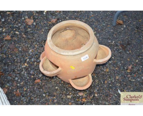 A strawberry planter
