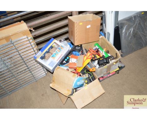 A large quantity of various handheld  tools, fittings etc.