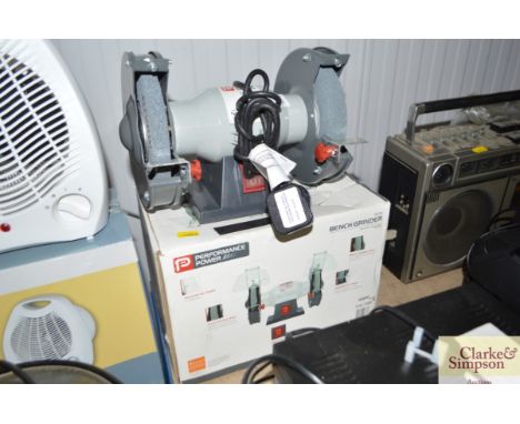 A Performance bench grinder as new