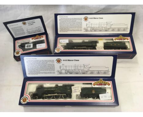 3 BOXED BACHMANN 'OO' GAUGE STEAM ENGINE SETS (BOX &amp; NEVER BEEN USED)