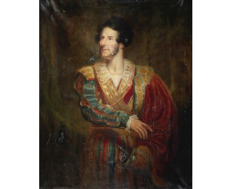 Alexander Keith (Scottish, 1836-1874)Portrait of the actor John Langford Pritchard as Don Felix in 'Wonder' inscribed and dat