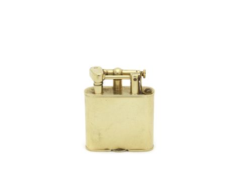 DUNHILL: A 15 carat gold 'Unique' pattern lightermaker's mark Wise &amp; Greenwood, London 1925, patent numbered 143752Plain 