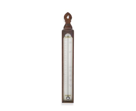 A Fraser mercury thermometer, English, early 19th century,signed Fraser Bond St. London, with silvered brass scale and mercur