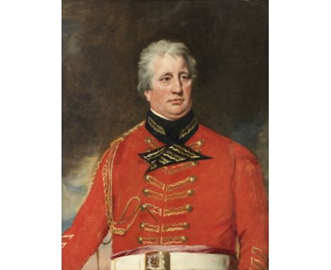 Attributed to Mather Brown (Boston 1761-1831 London)Portrait of Lieutenant-General Richard England, half-length, in military 